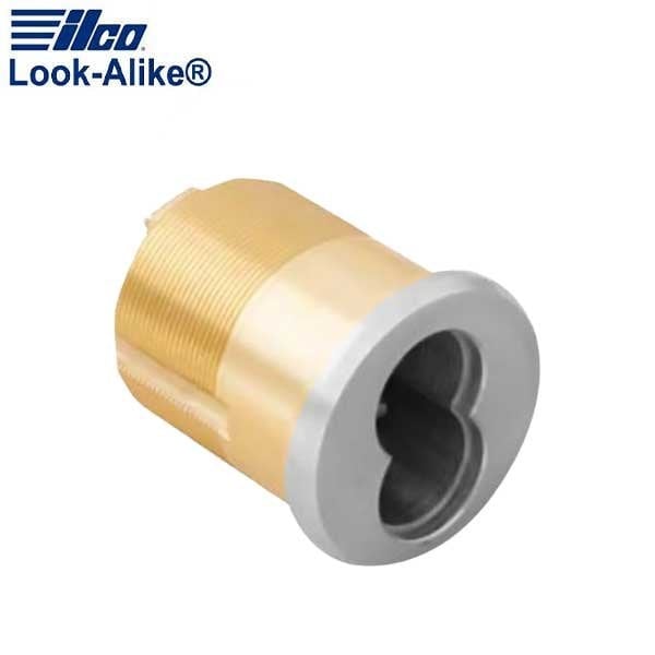SFIC Mortise Housing, 6/7-Pin, 1-3/8", Thin Head, Falcon/Saflok Clover Cam, Satin Chrome